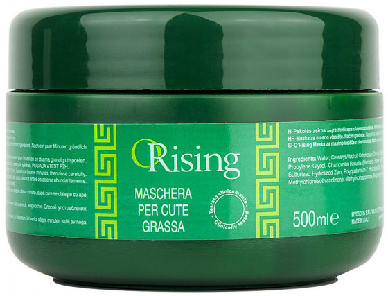 Orising Grassa Mask - Фито-эссенциальная маска для жирных волос и кожи головы