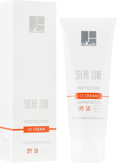 Dr. Kadir Solar Zone Protective CC Cream SPF50 - Солнцезащитный увлажняющий крем с тоном