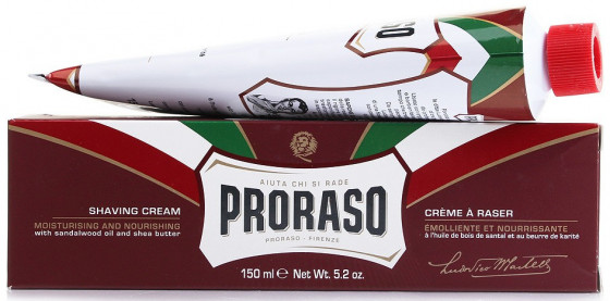 Proraso Red Line Emollient Shaving Cream - Питательный крем для бритья жесткой щетины - 3