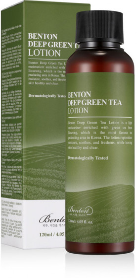 Benton Deep Green Tea Lotion - Лосьон с зеленым чаем - 1