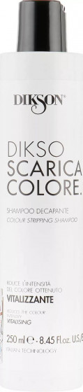 Dikson Scaricacolore Shampoo Decapante - Шампунь для глубокого очищения и ослабления яркости красителя