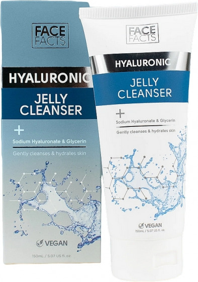 Face Facts Hyaluronic Jelly Cleanser - Желе для очищения кожи лица с гиалуроновой кислотой