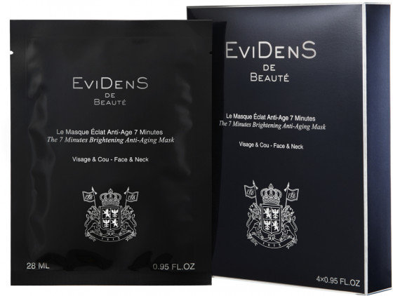 EviDenS de Beaute The 7 Minutes Brightening Anti-Aging Mask - 7-ми минутная маска для лица и шеи "Сияние" - 2