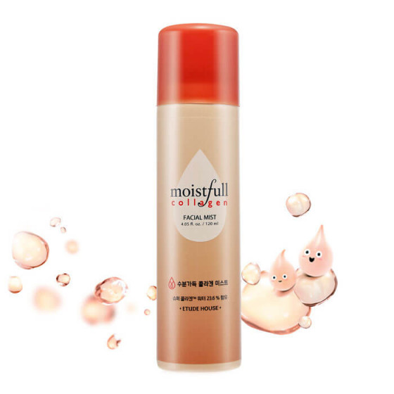 Etude House Moistfull Collagen Facial Mist - Спрей для лица с коллагеном - 1