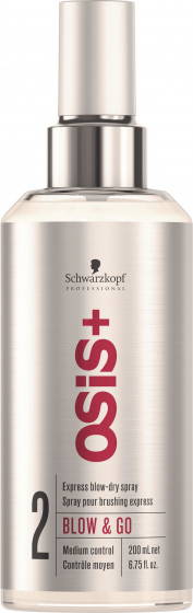 Schwarzkopf Professional Osis+ Blow & Go Spray - Экспресс-спрей для гладкости и ускорения сушки волос
