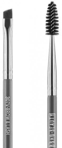 Paese Boho Beauty Angled Brow Lash Brush №307v - Кисть для бровей и ресниц 2в1 - 1