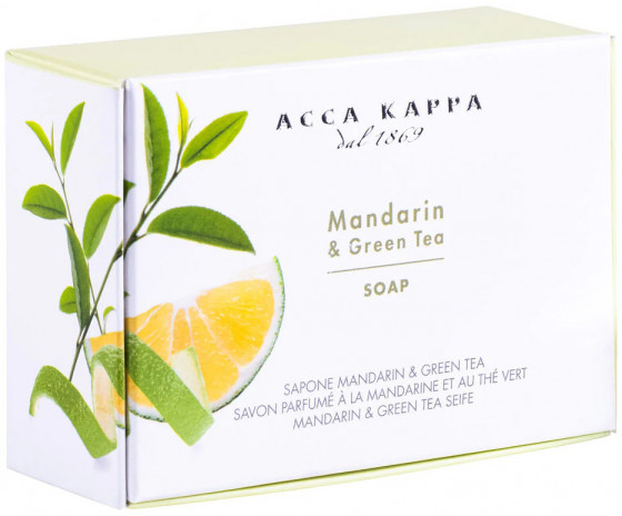 Acca Kappa Mandarin & Green Tea Soap - Мыло "Мандарин и Зеленый Чай" - 2