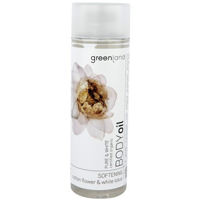 Greenland Pure & White Body Oil Cotton Flower & White Lotus - Масло для тела Хлопок-Белый лотос