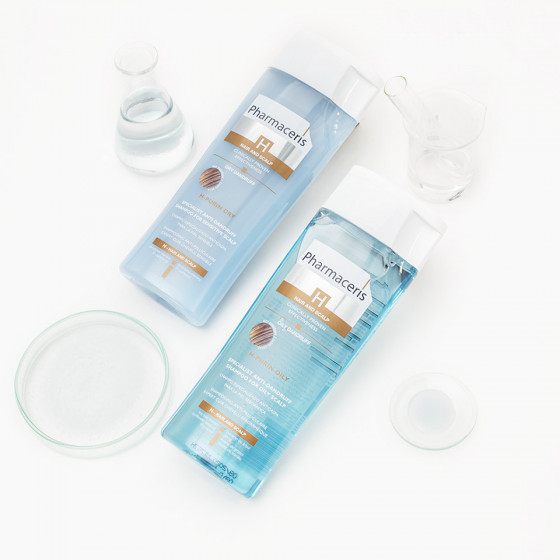 Pharmaceris H-Purin Dry Specialist Anti-Dandruff Shampoo For Sensitive Scalp - Шампунь против перхоти для чувствительной кожи головы - 2