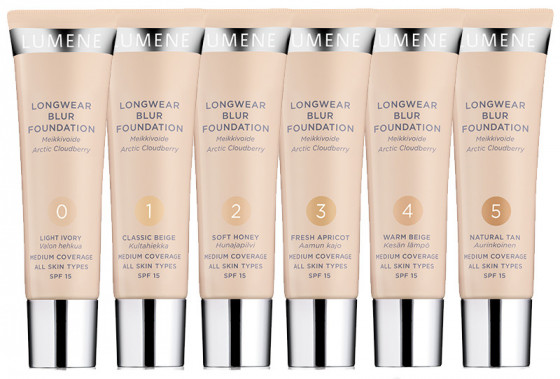 Lumene Longwear Blur Foundation - Стойкая тональная основа - 1