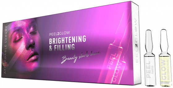 Skin Tech Peel2Glow Brightening & Filling - Пилинг "Осветление" для домашнего ухода