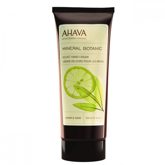 Ahava Mineral Botanic Hand Cream Lemon Sage - Бархатный крем для рук лимон/шалфей