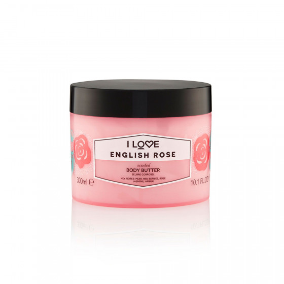 I Love English Rose Body Butter - Масло для тела "Английская роза"