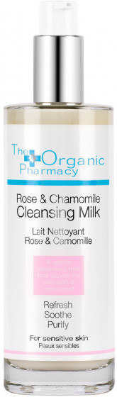 The Organic Pharmacy Rose & Chamomile Cleansing Milk - Очищающее молочко для чувствительной кожи