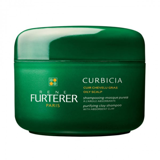 Rene Furterer Curbicia Purifying Clay Shampoo 100 мл - Очищающий шампунь Курбисия с глиной