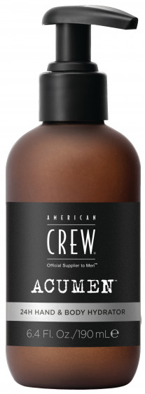 American Crew Acumen 24H Hand & Body Hydrator - Увлажняющий лосьон для рук и тела длительного действия