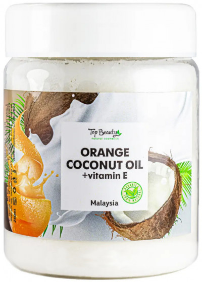 Top Beauty Orange Coconut Oil - Масло кокосовое рафинированное (апельсин)