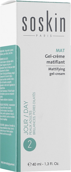 Soskin Mattifying Gel-Cream - Матирующий гель-крем для лица - 2