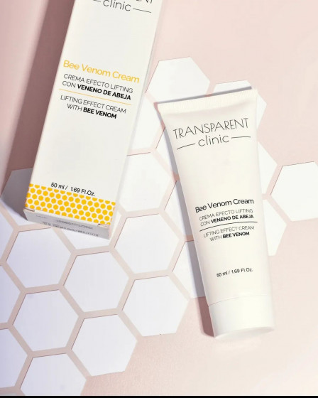 Transparent Clinic Bee Venom Cream - Интенсивный питательный и подтягивающий крем для лица мгновенного действия - 2