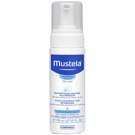 Mustela Foam Shampoo for Newborns - Пенка-шампунь для новорожденных