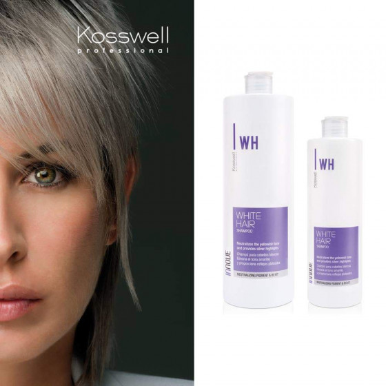 Kosswell White Hair Shampoo - Шампунь для осветленных волос - 2