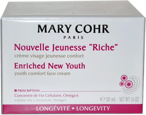 Mary Cohr Nouvelle Jeunesse Riche Creme - Крем "Новая молодость" для сухой кожи - 1