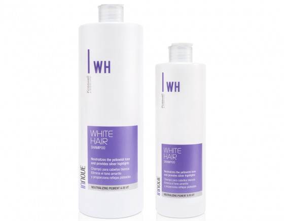 Kosswell White Hair Shampoo - Шампунь для осветленных волос - 1