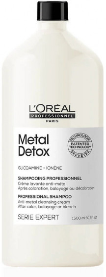 L'Oreal Professionnel Serie Expert Metal Detox Shampoo - Шампунь для предотвращения металлических накоплений в волосах после окрашивания и осветления