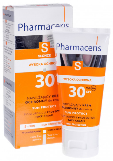 Pharmaceris S Moisturising & Sun Protective Face Cream SPF30 - Увлажняющий солнцезащитный крем для лица - 1