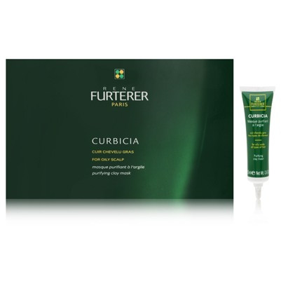 Rene Furterer Curbicia Purifying Clay Mask - Абсорбирующая маска Aрджила 16*15 мл