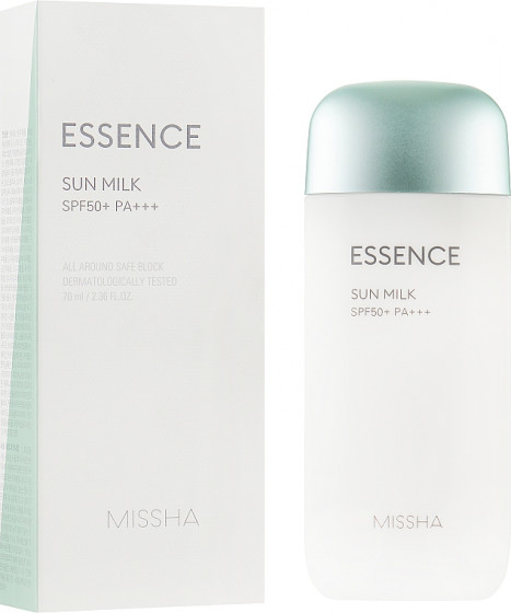 Missha All-around Safe Block Essence Sun Milk SPF50+/PA+++ - Солнцезащитная эссенция для лица - 2