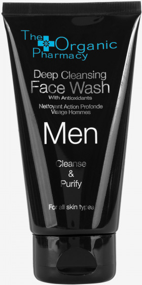 The Organic Pharmacy Men Deep Cleansing Face Wash - Средство для глубокого очищения кожи лица