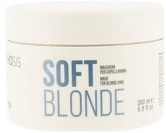 Framesi Morphosis Soft Blonde Mask - Маска для питания блондированных волос 