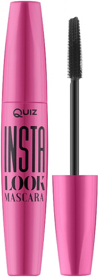 Quiz Cosmetics Insta Look Mascara - Тушь для ресниц подкручивающая и удлиняющая