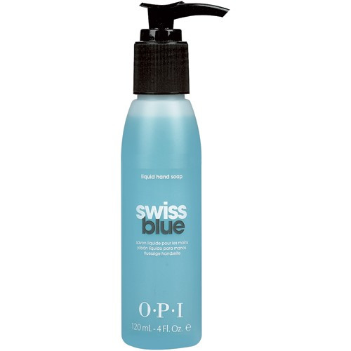 OPI Swiss Blue Liquid Soap 240 мл - Антибактериальное жидкое мыло для рук с силиконом