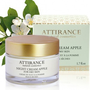 Attirance Apple Night Face Cream - Ночной крем Яблоко для сухой кожи