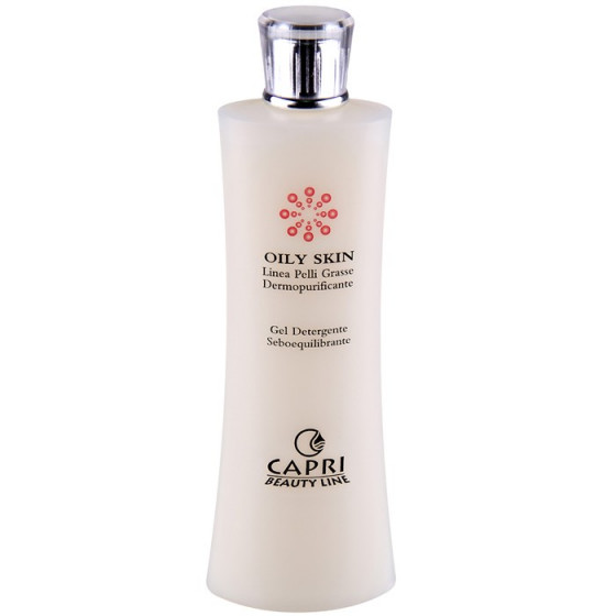 Capri Beauty Line Oily Skin Sebum-Regulating Detergent Gel - Очищающий гель для жирной кожи