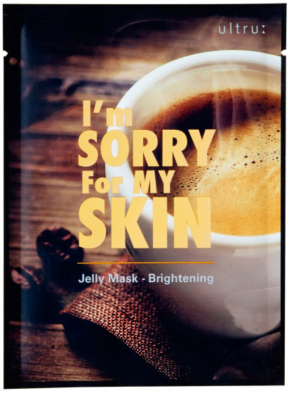 Ultru I'm Sorry For My Skin Jelly Mask Brightening - Тканевая маска для лица