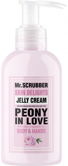 Mr.Scrubber Skin Delights Body&Hands Jelly Cream "Peony in Love" - Крем-гель для тела и рук