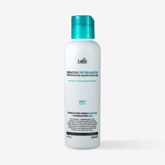 Lador Keratin LPP Shampoo - Кератиновый шампунь для волос с комплексом аминокислот - 1
