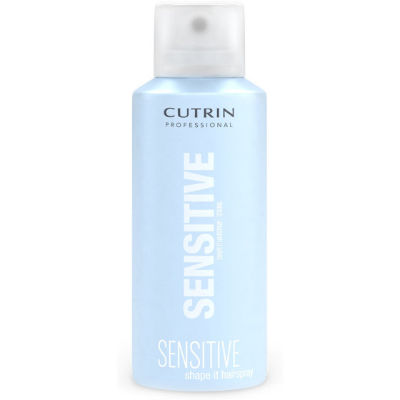 Cutrin Sensetive STR - Лак гипоалергенный без отдушек сильной фиксации