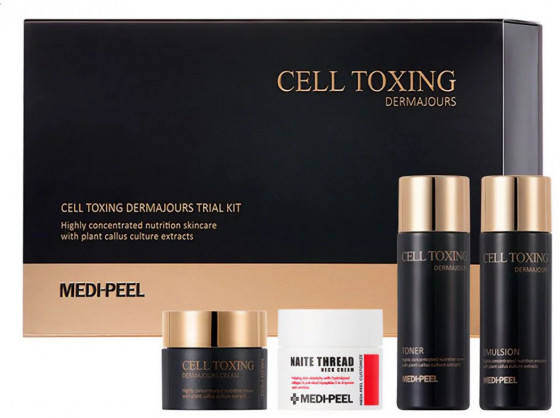 Medi Peel Cell Toxing Dermajours Trial Kit - Набор омолаживающих миниатюр для лица - 1