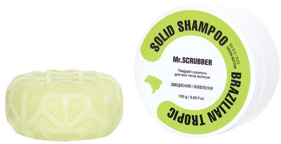 Mr.Scrubber Solid Shampoo Bar "Brazilian Tropic" - Твердый шампунь - 1