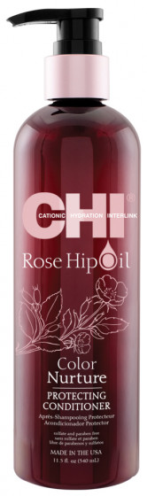 CHI Rose Hip Oil Color Nurture Protecting Conditioner - Защитный кондиционер с маслом шиповника