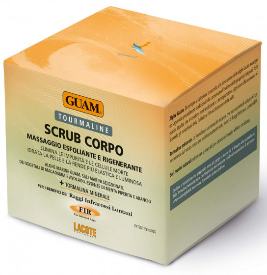 Guam Fangocrema Tourmaline Scrub Corpo - Скраб для тела с разогревающим действием