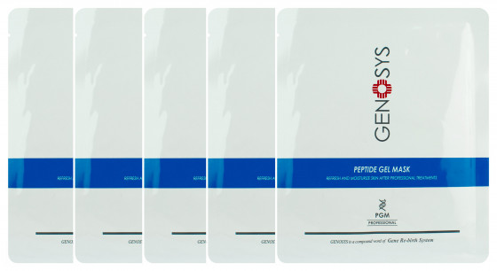 Genosys Peptide Gel Mask - Пептидная гидрогелевая маска - 1