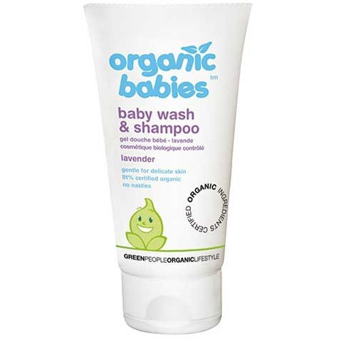 Green People Baby Wash and Shampoo Lavender - Гель для душа и шампунь для новорожденных Лаванда