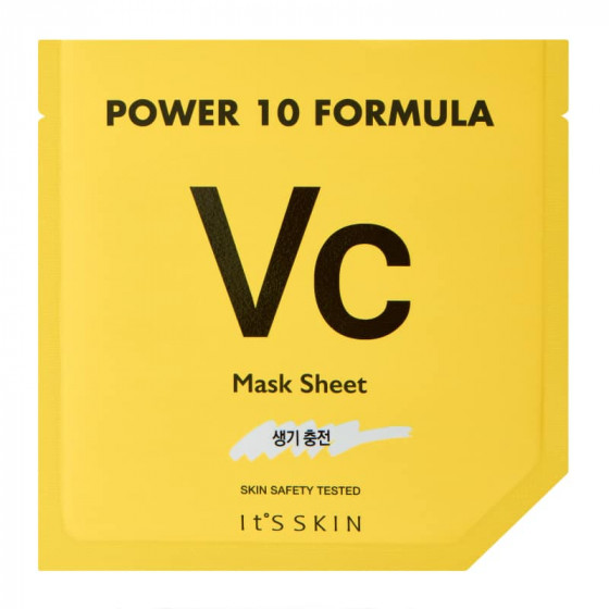 It's Skin Power 10 Formula VC Mask Sheet - Тонизирующая высококонцентрированная листовая маска для лица