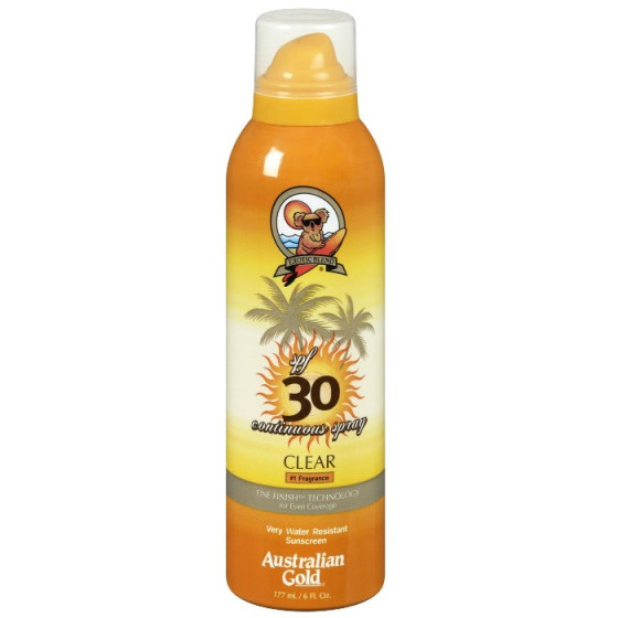 Australian Gold Continuous Spray SPF 30 - Солнцезащитный спрей аэрозоль SPF 30