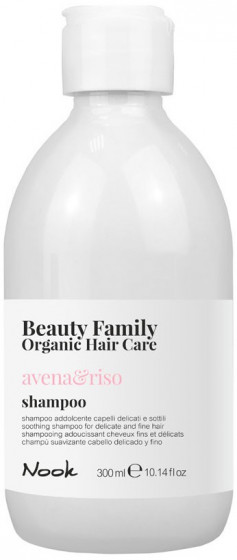 Nook Beauty Family Organic Avena Riso Shampoo - Шампунь для тонких волос, склонных к спутыванию